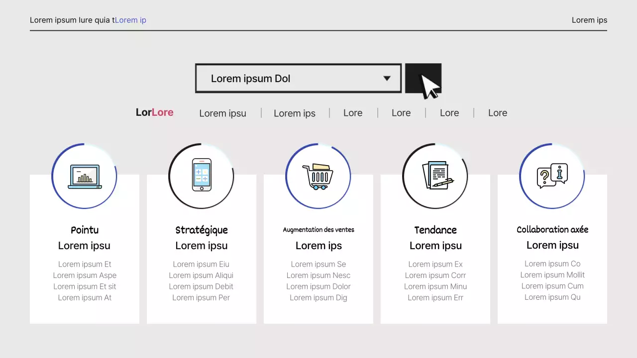 C.V. portfolio simple et professionnel en bleu clair et jaune clair