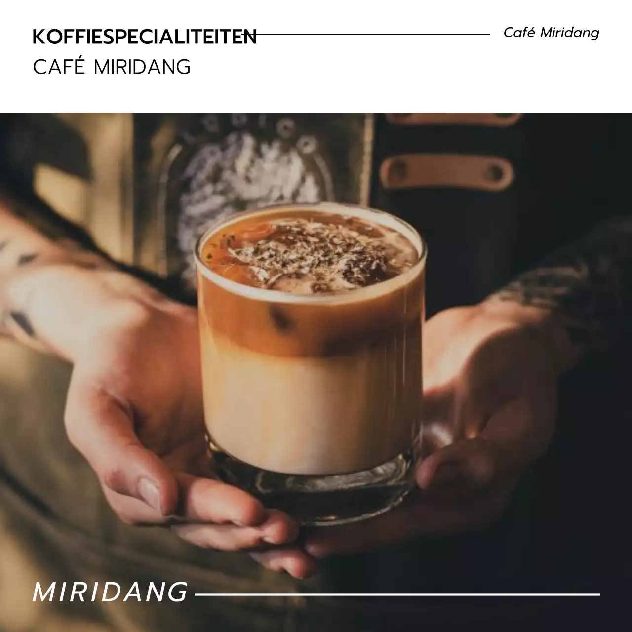 Zwart-wit minimalistisch café bundelpakket