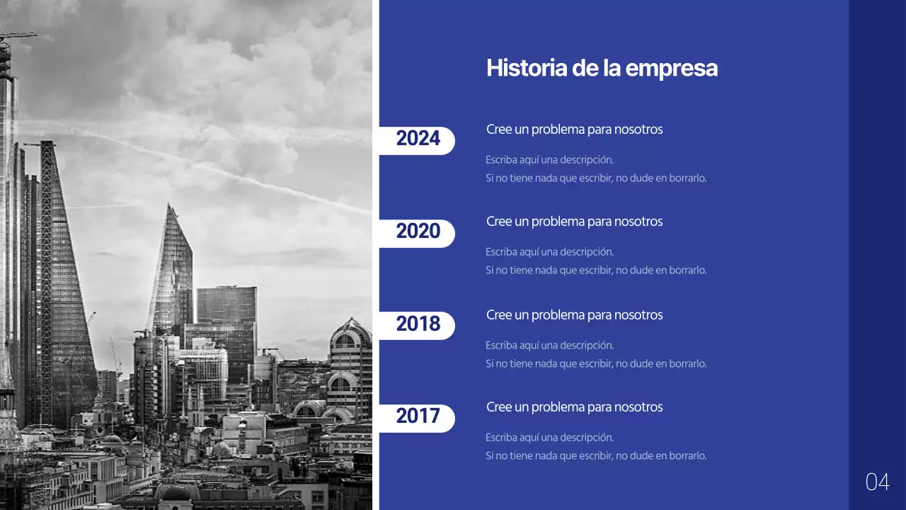 Perfil de empresa sencillo