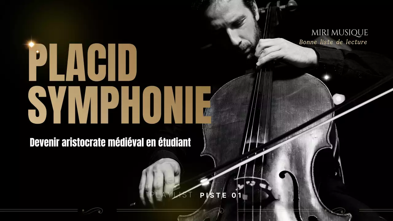 Canal musical d'art avec une ambiance classique sombre