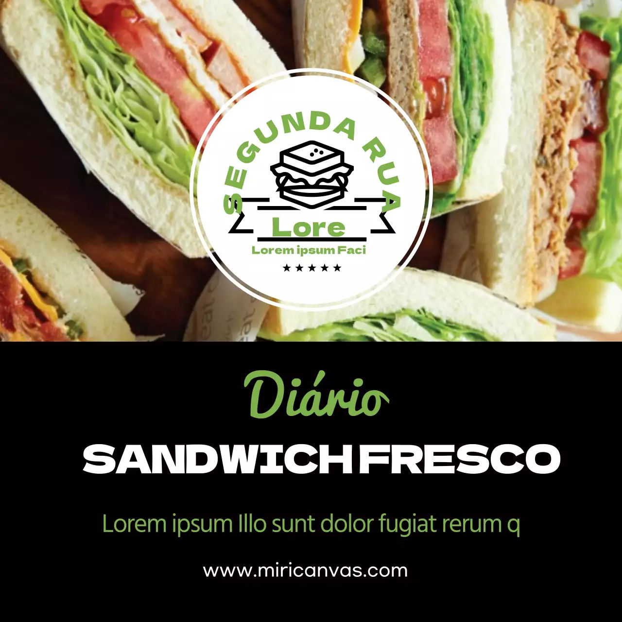 Promova a sua loja de sandes fresca e caseira FRESH SNADWICH