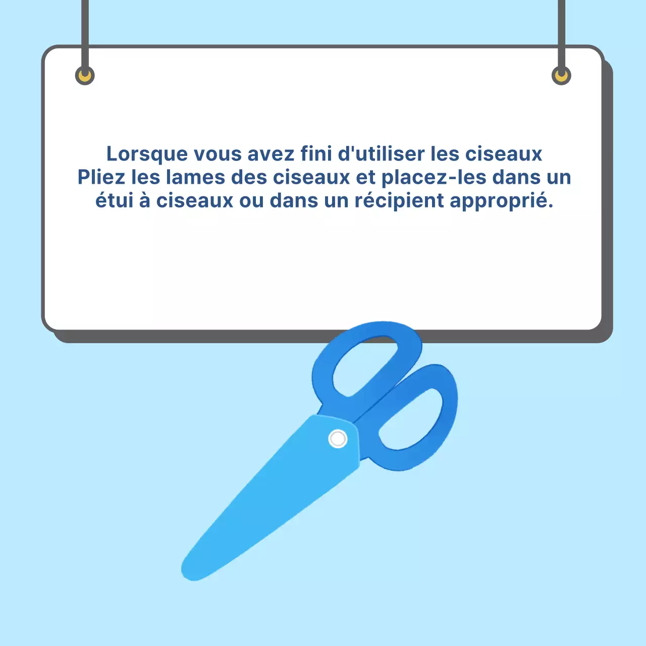 Utilisation des ciseaux Ducasse CardNews