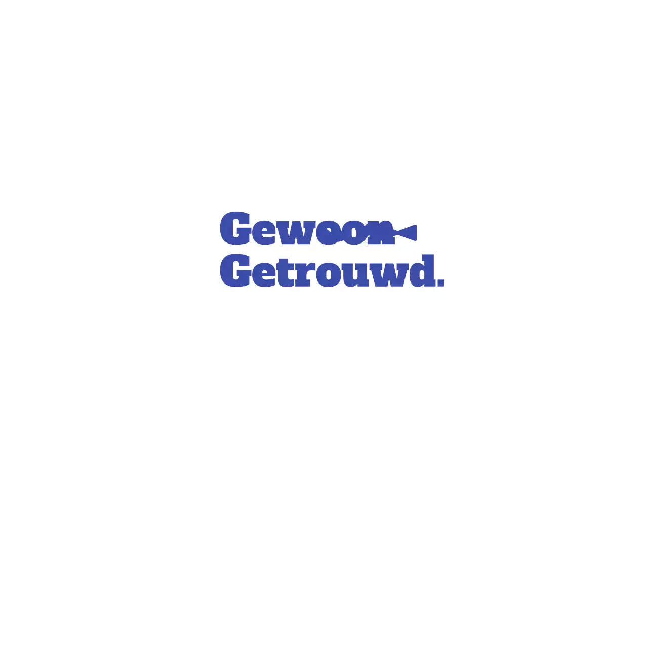 Net getrouwd. 냅킨