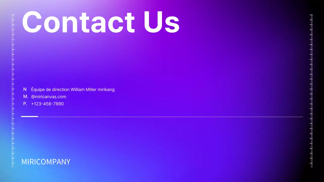 Présentation IR avec dégradé noir, bleu et rouge, concept d'affaires