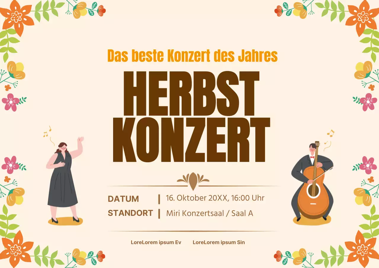 Herbstkonzert_Garo Poster