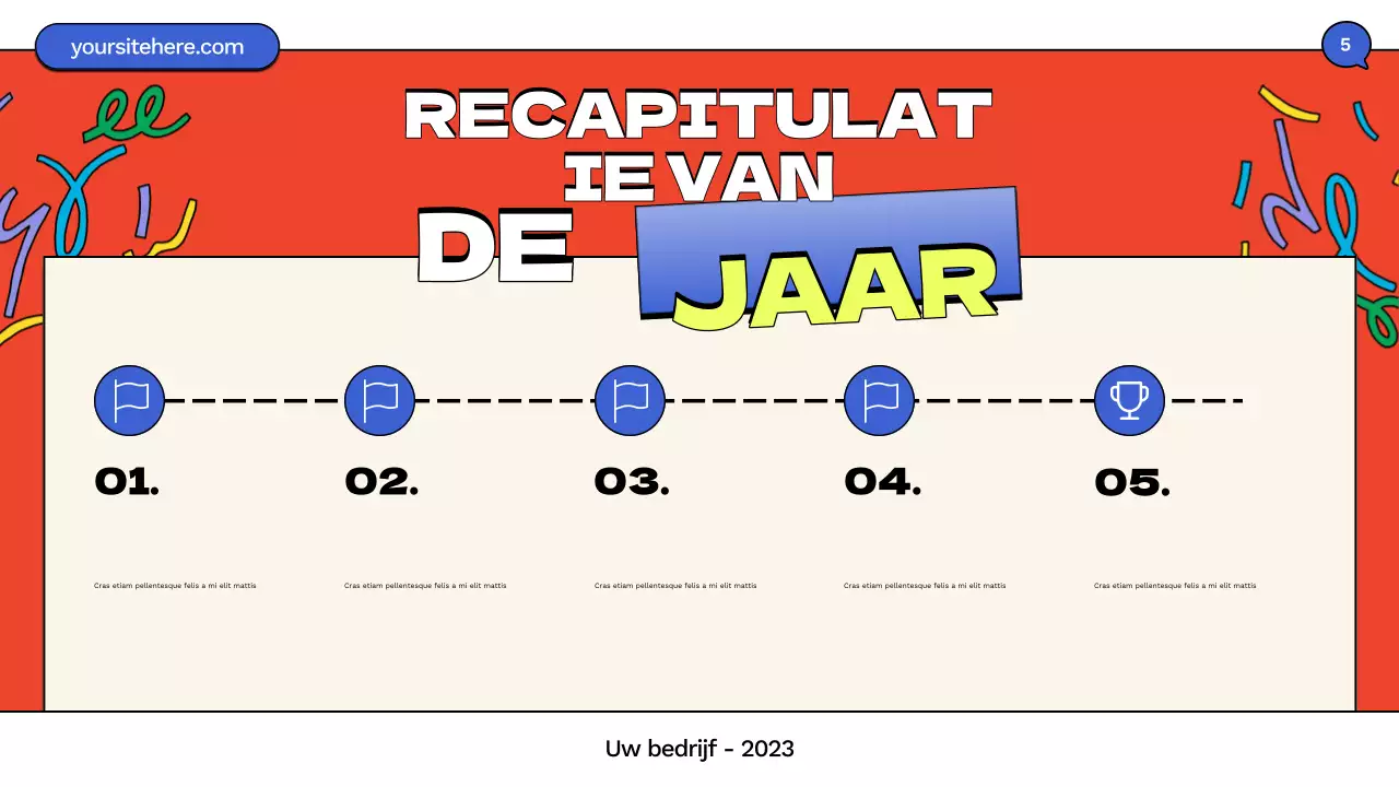 blue comic nieuwjaarspresentatie