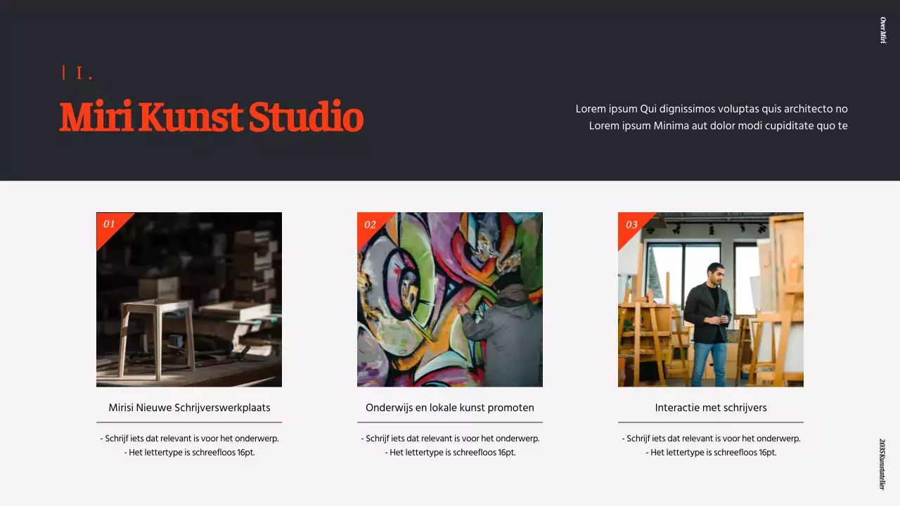 Oproep voor kunstenaars in residentie in de Red and Black Art Studio
