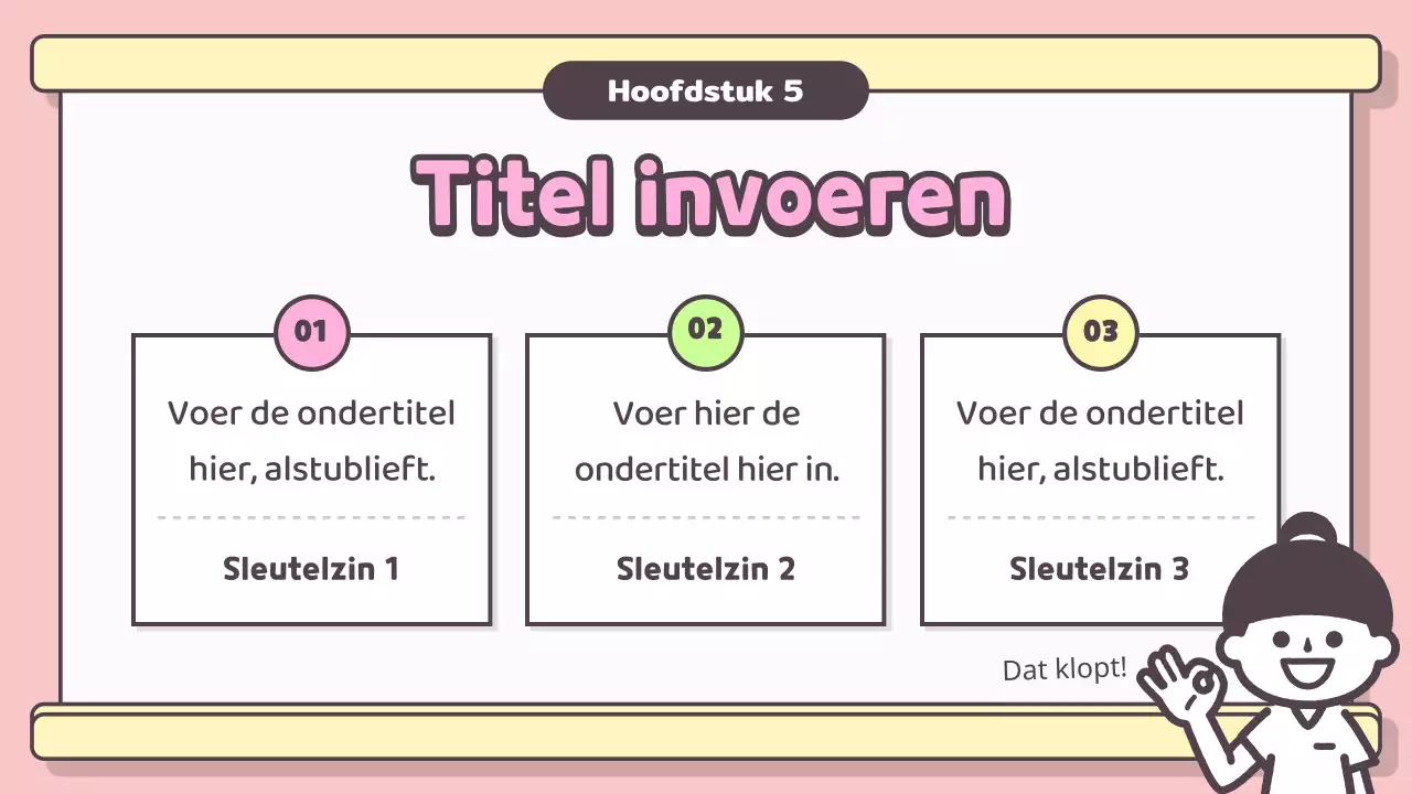 PPT-presentatie voor lessen over preventie van geweld op school
