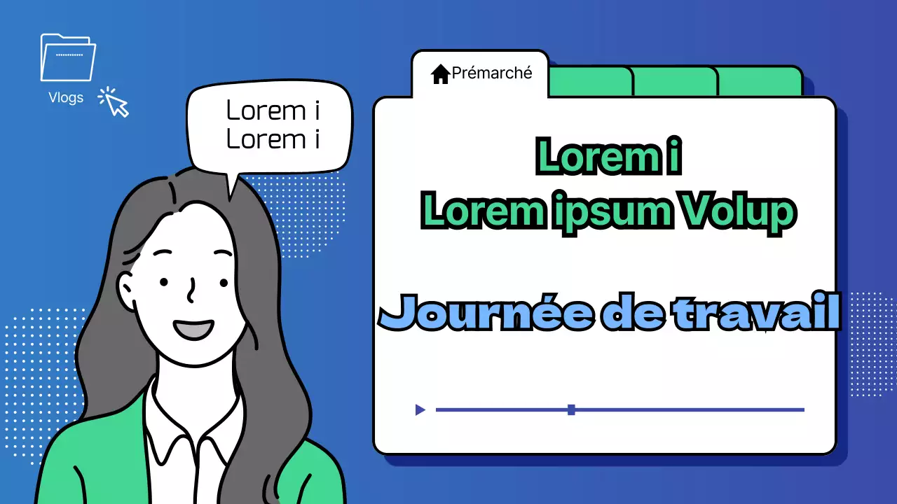 Vlog sur le lieu de travail d'un propriétaire de produit dans des tons bleus apaisants