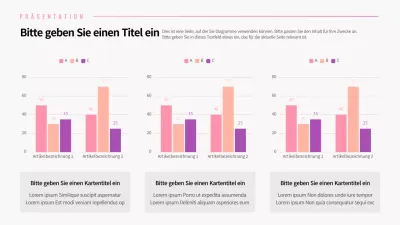Balkendiagramm mit rosa Farbverlauf