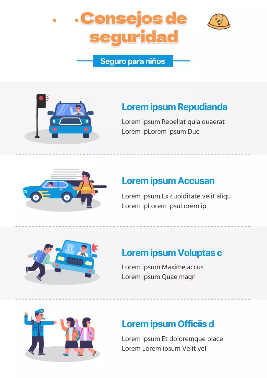 Plantilla de señal de tráfico azul y amarilla