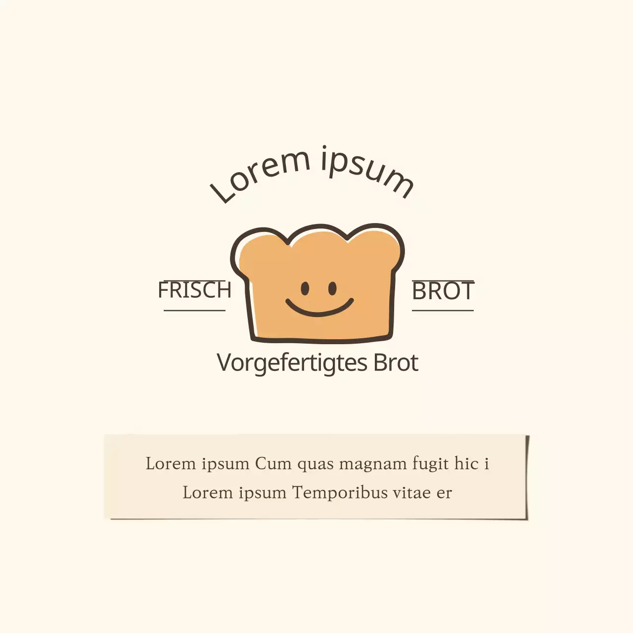 Cafe mit niedlichen Brotfiguren