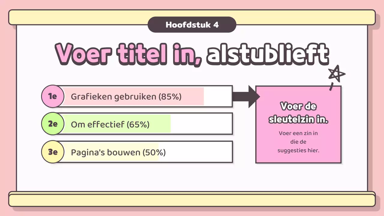 PPT-presentatie voor lessen over preventie van geweld op school