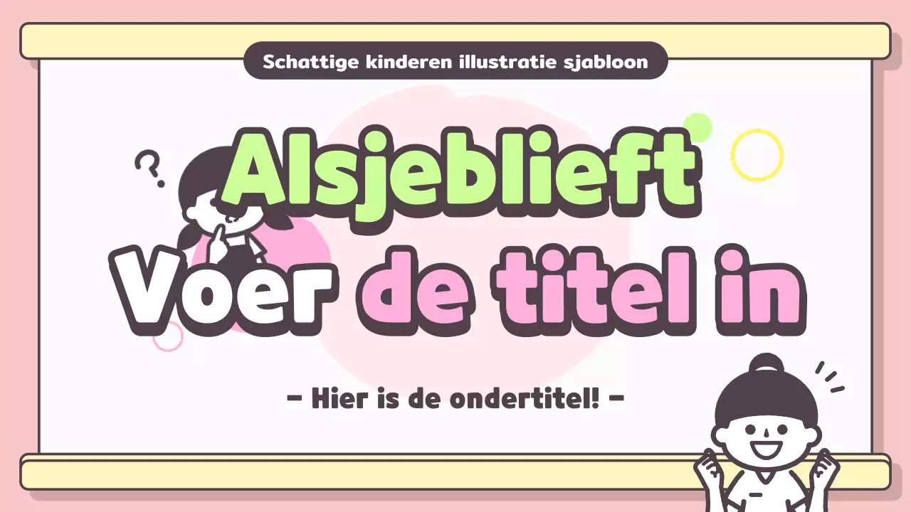 PPT-presentatie voor lessen over preventie van geweld op school