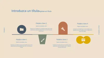 Diseñar un gráfico cronológico con un concepto informal
