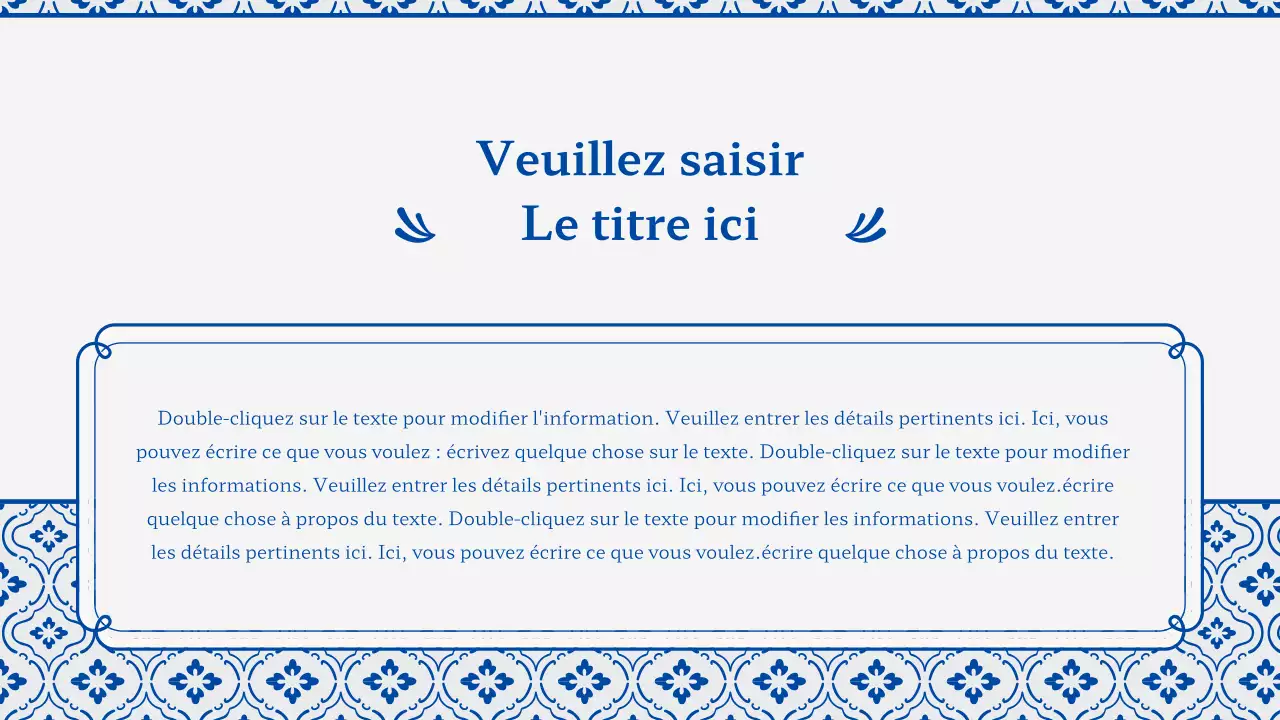 Motif de carreaux vintage en bleu