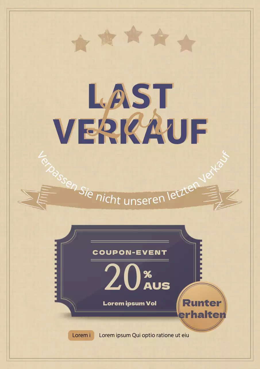 Coupon-Verkaufsveranstaltungen