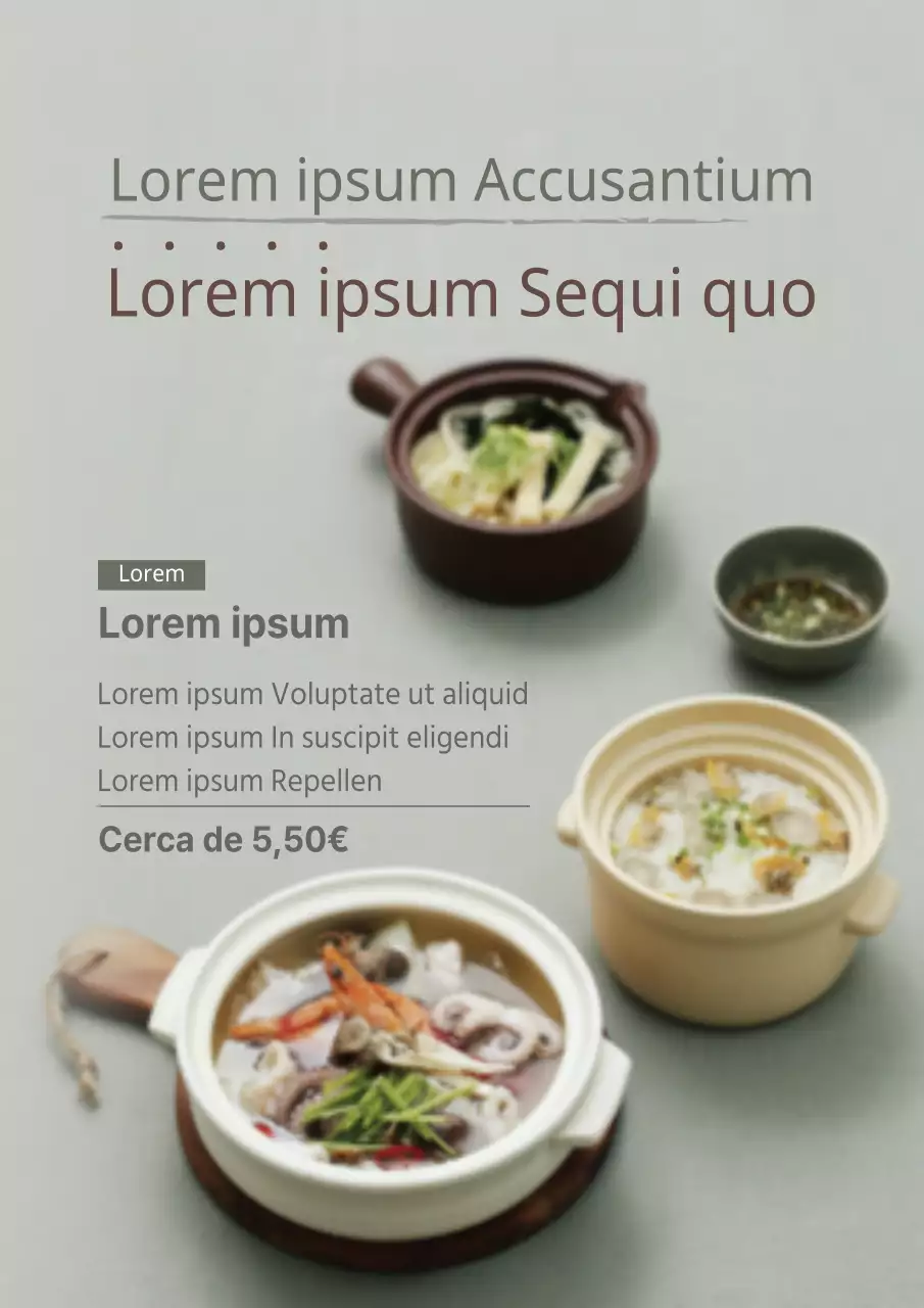 Promova o menu do seu restaurante de sushi com uma fotografia de uma caixa de bento de sushi cor de menta