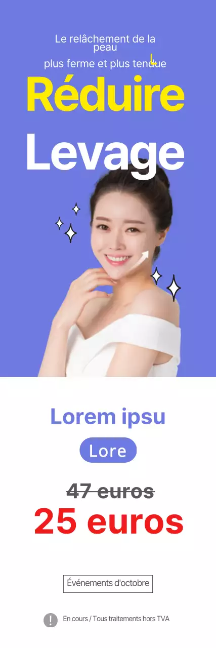 Bannière de chirurgie plastique