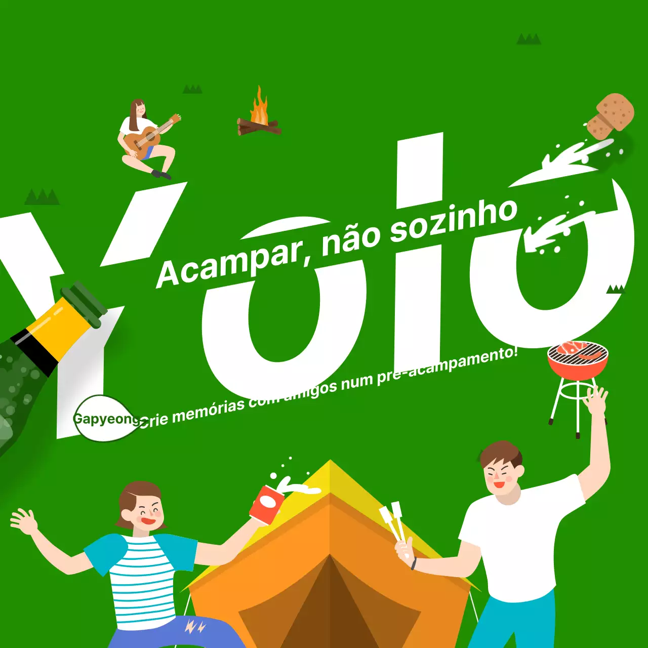 Acampar em Yolo