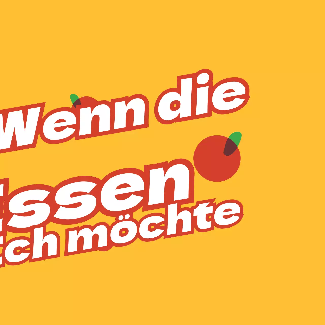 Ich kann nicht aufhören zu essen