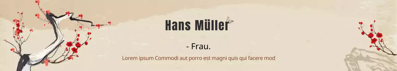 Braune Illustration Traditionelles Jubiläumsfest