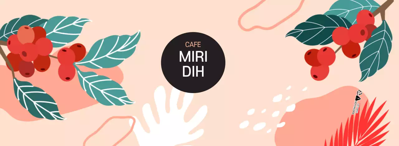 Kleurrijke en schattige koffie-illustraties voor bekerhouders in cafés