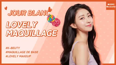 Maquillage d'une journée blanche en orange YouTube thumbnail