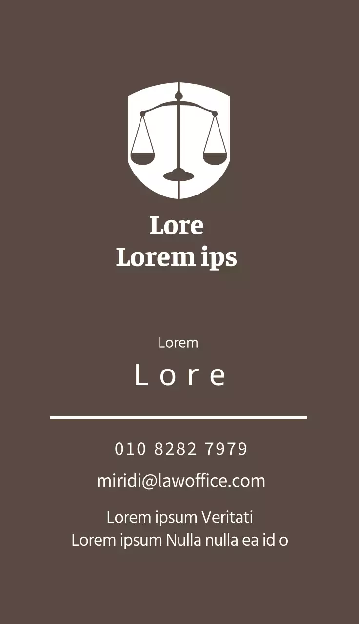 Bruin logo schoon advocatenkantoor