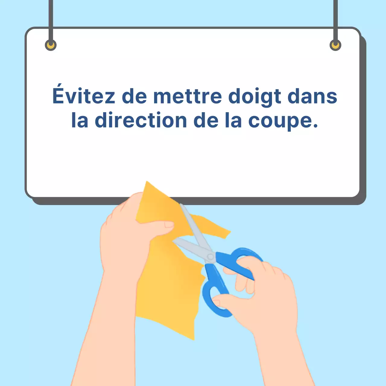 Utilisation des ciseaux Ducasse CardNews