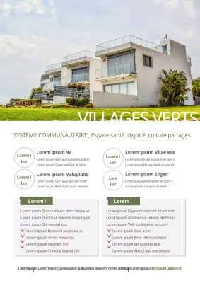 Promouvoir les locations avec des photos de propriétés vertes