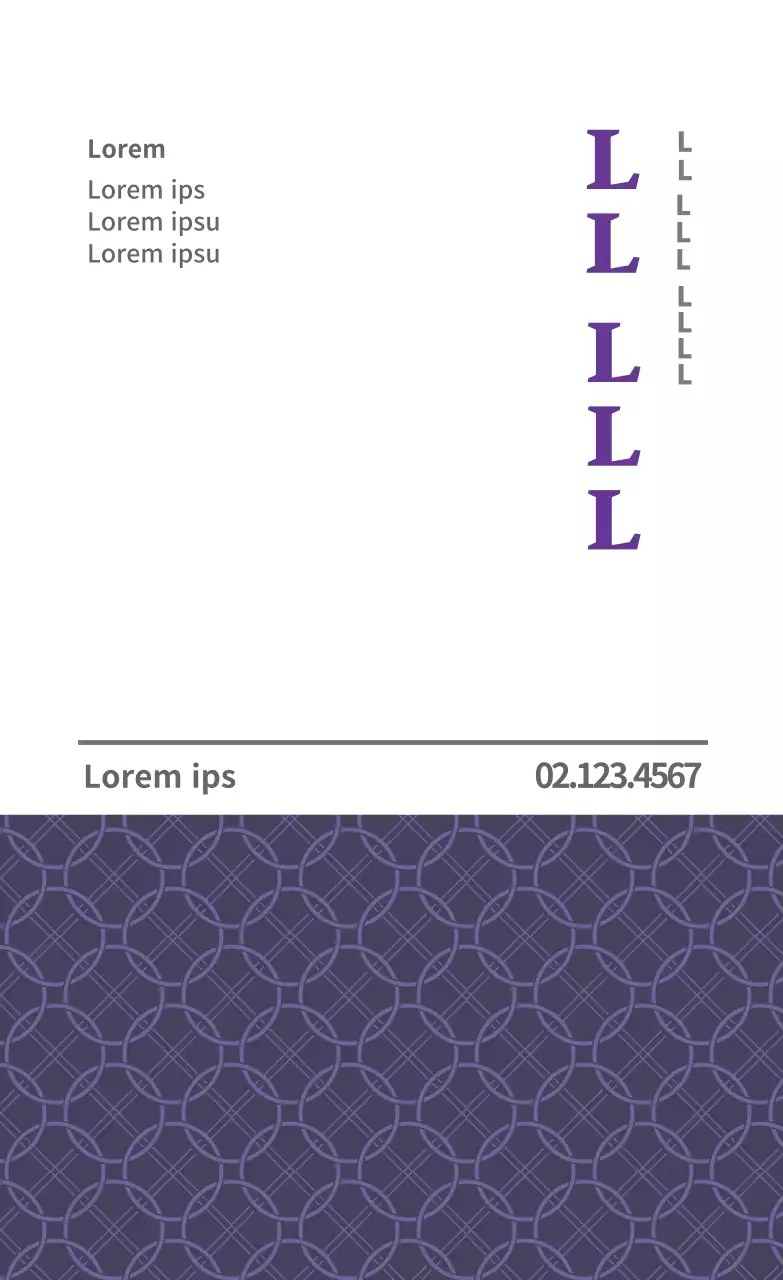 Etichetta pubblicitaria della clinica di medicina orientale tradizionale viola