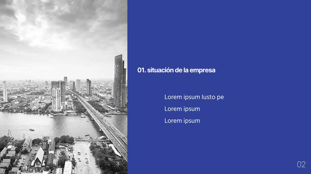 Perfil de empresa sencillo