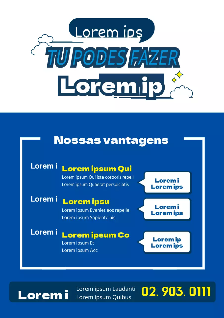 Promover escolas de inglês a azul e amarelo