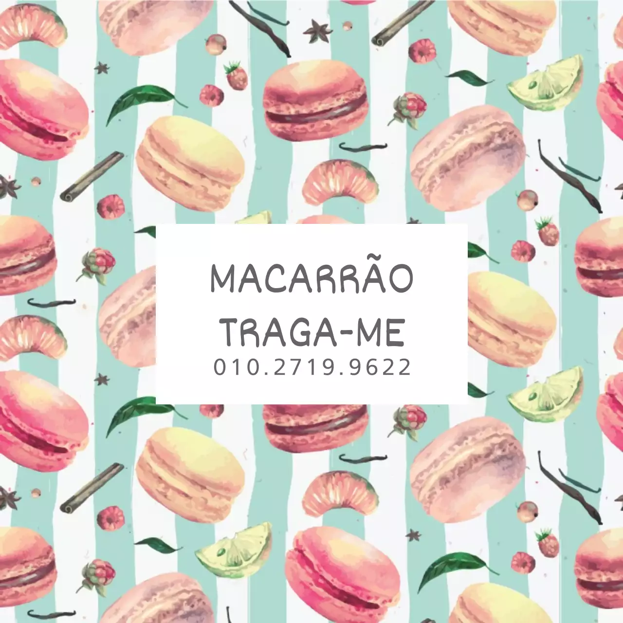 O MACARON TRAZ-ME