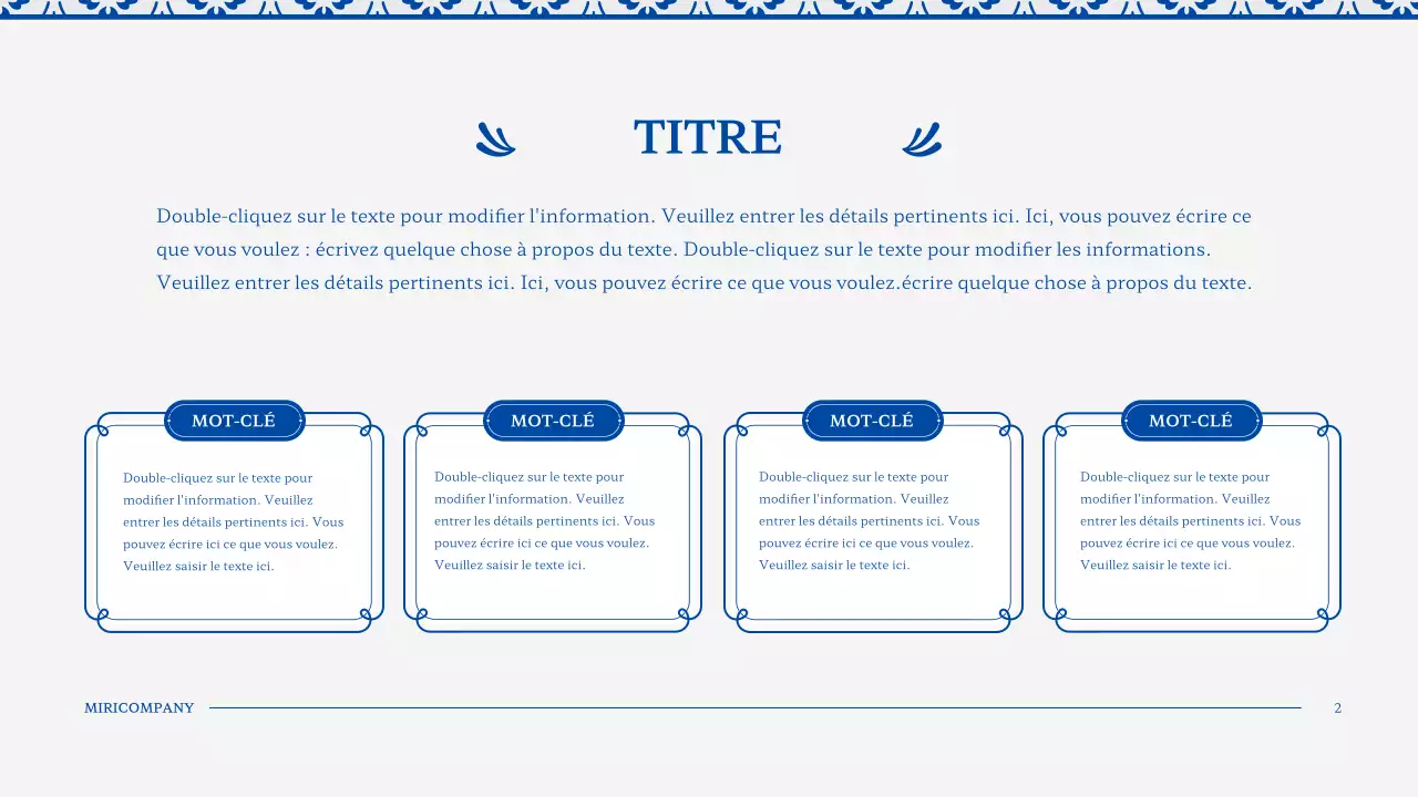 Motif de carreaux vintage en bleu