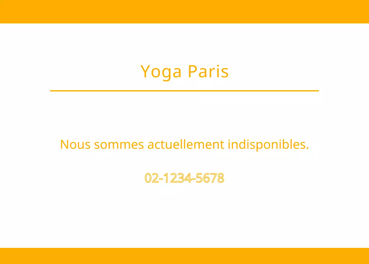 Calendriers orange à distribuer lors de la promotion de votre studio de yoga