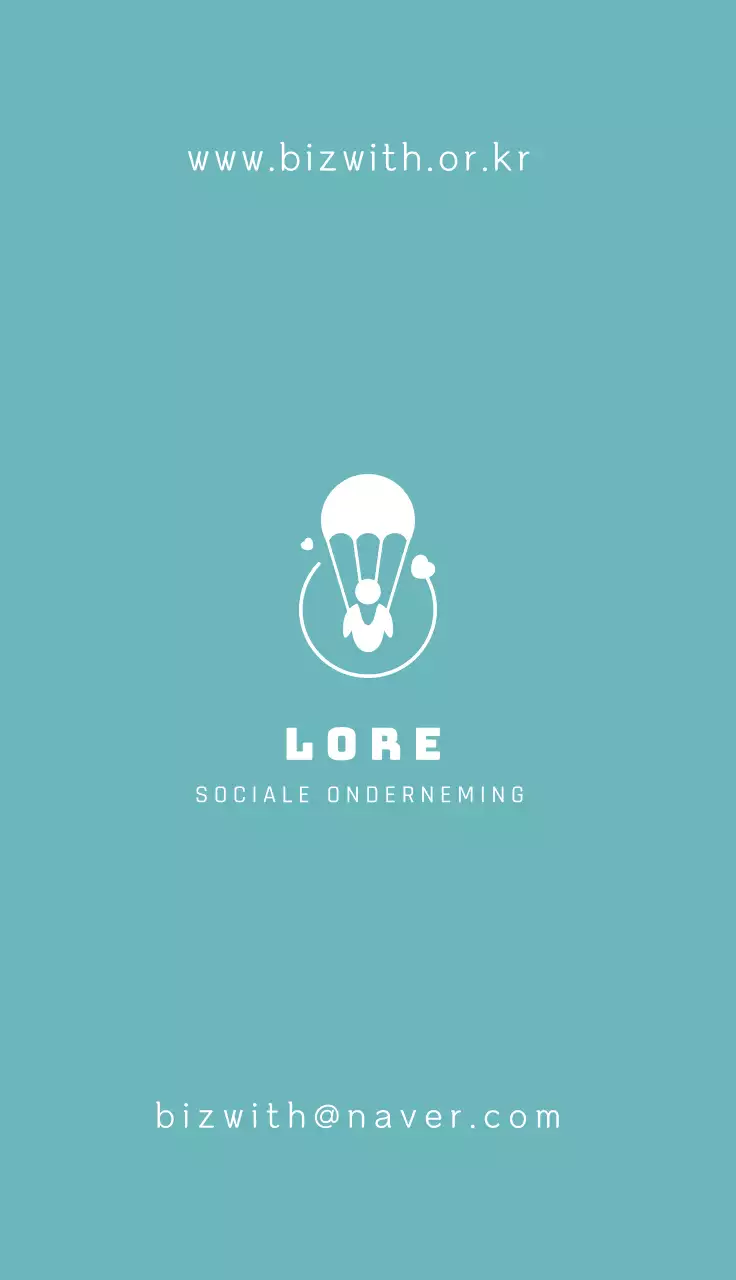 blauw logo schoon non-profit bedrijf