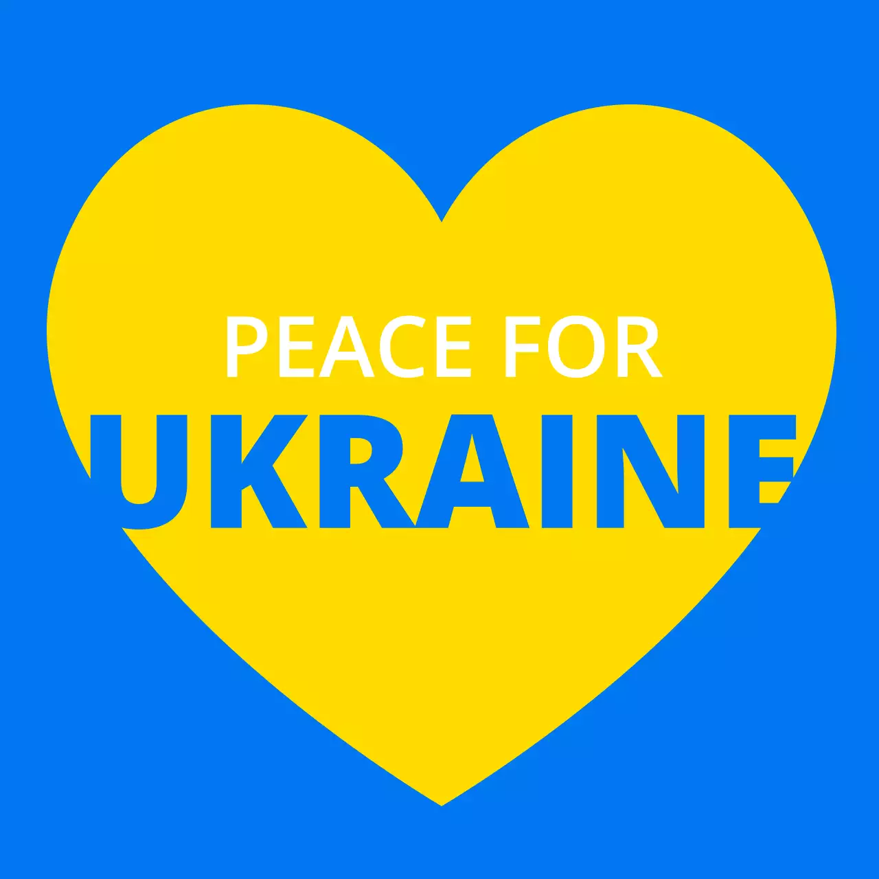 青 シンプル 平和 ポスター Instagram投稿