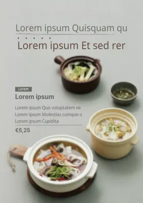 Promoot het menu van je sushirestaurant met een foto van een mintkleurige sushibentobox