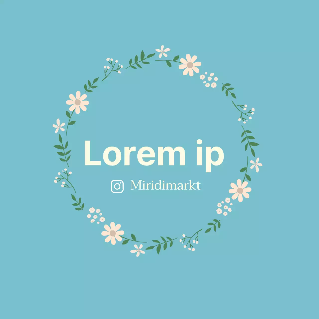 Blauwe illustratie emotioneel café bedankje promotie