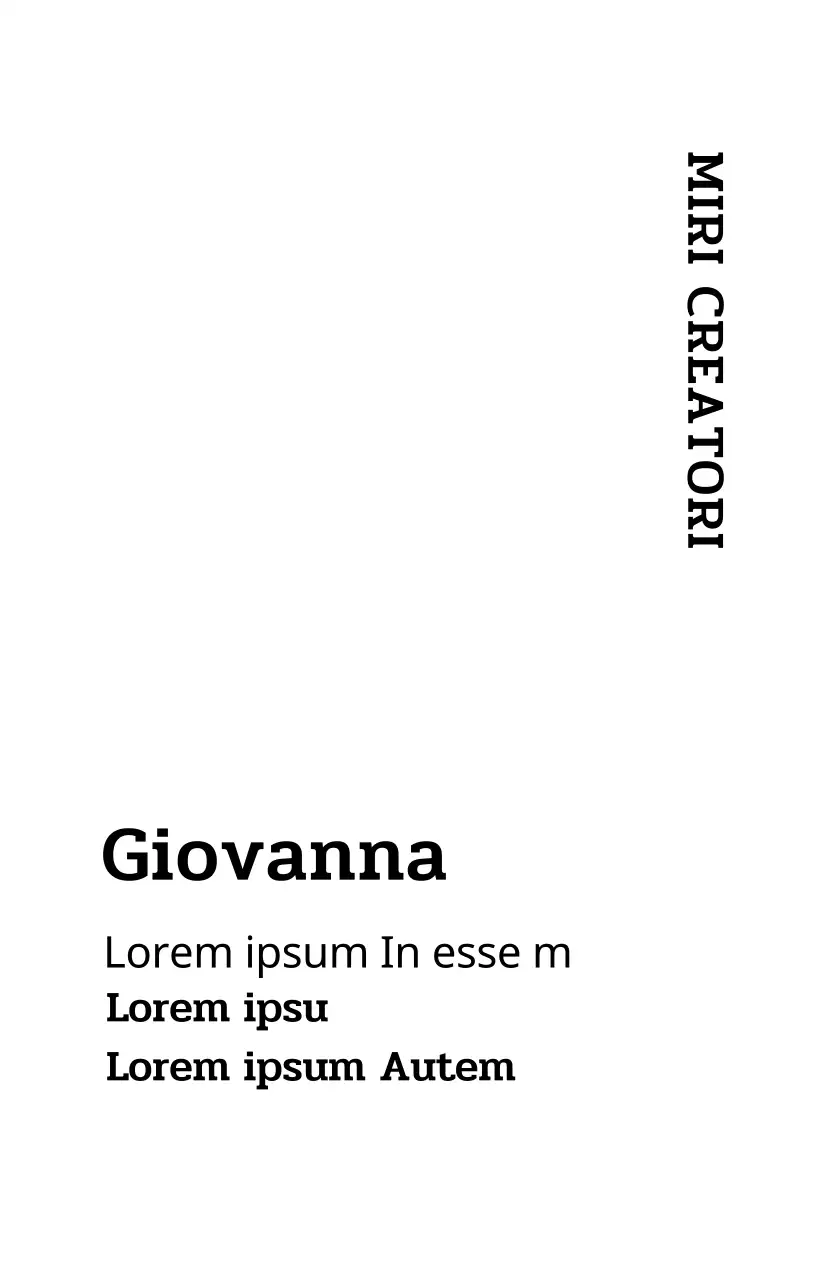 Illustrazione di un personaggio dei cartoni animati in nero e colori accesi Profilo della carta del tempio