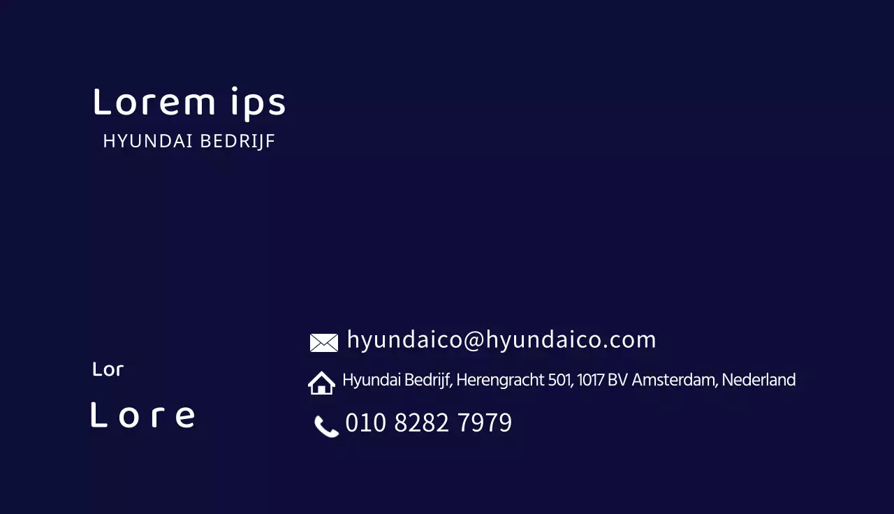 Blauw logo schoon zakelijk