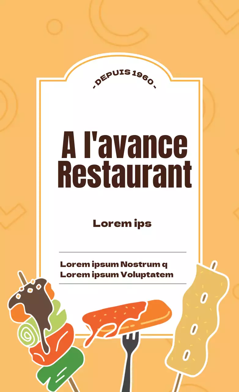 Autocollant jaune pour boulangerie