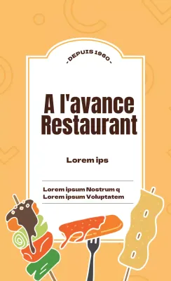 Autocollant jaune pour boulangerie