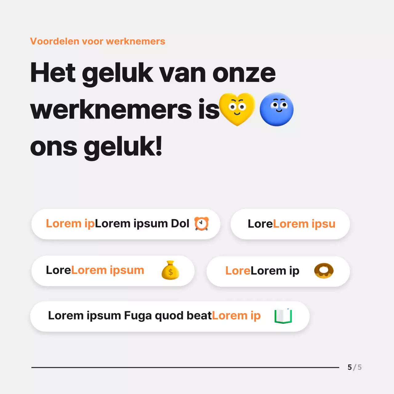 Zwart-wit emoji concept vacatures