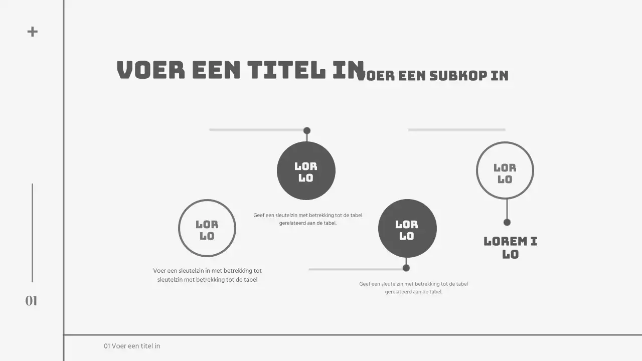 Clean concept roadmap grafiek ontwerp in grijs en zwart