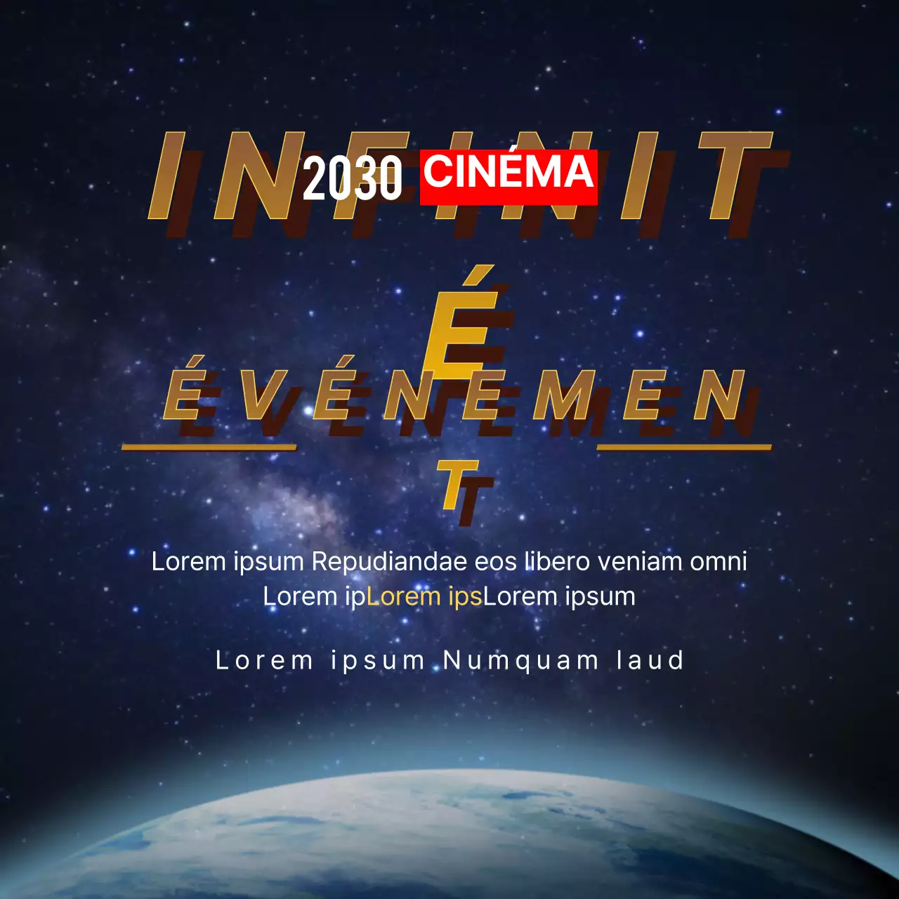 Événements de l'infini