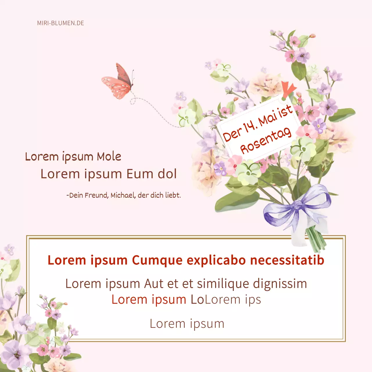 Rose Day Bouquet Veranstaltung