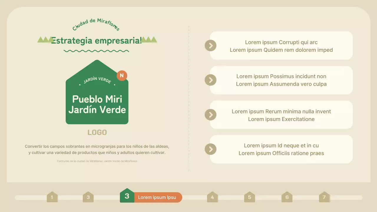 Propuesta de concurso para la revitalización del jardín comunitario verde y naranja